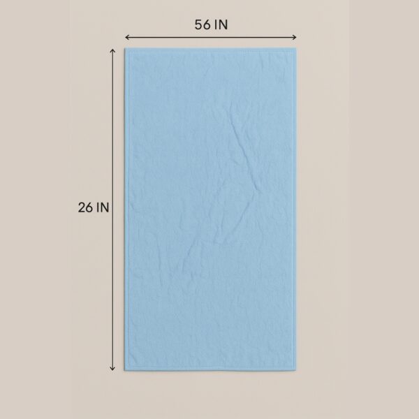 Blue Soft Towels| Fancy Microfiber Towels | Fade-Resistant & Long-Lasting | Tranquilt - Image 4