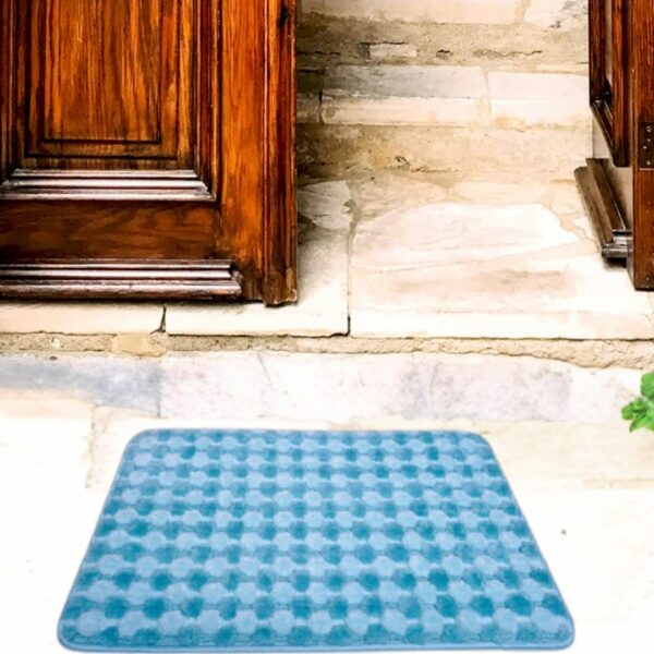 Blue Floor Mats For Room| Soft Floor Mats |Anti-Skid |Tranquilt - Image 2