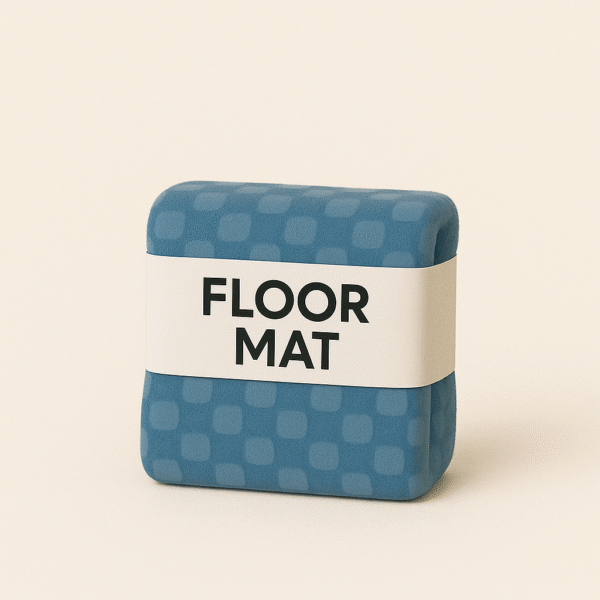 Blue Floor Mats For Room| Soft Floor Mats |Anti-Skid |Tranquilt - Image 4