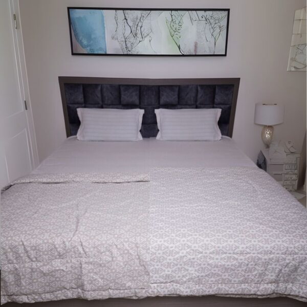 2 in 1 King Size Quilt| Long-Lasting Durability |Box-Stitched |Tranquilt