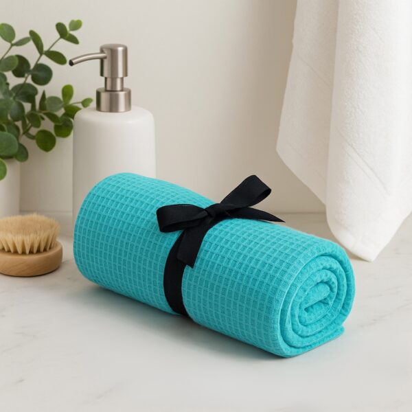 Blue Bamboo Towel |3X Faster Absorption & Quick-Drying |High-Quality Bamboo Fiber |Tranquilt