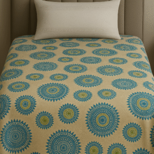 Single Bed Quilt | Mandala Art Design | Cozy & Warm | Tranquilt Bedding