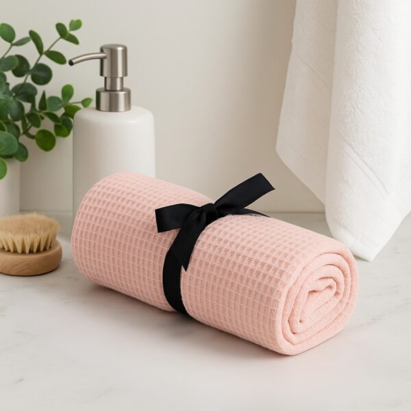 Pink Bamboo Towel | 3X Faster Absorption & Quick-Drying | High-Quality Bamboo Fiber | Tranquilt