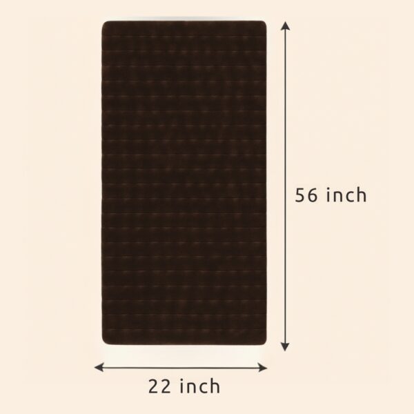 Dark Brown Bed Runners | Soft & Anti Slip Runners| Tranquilt - Image 2