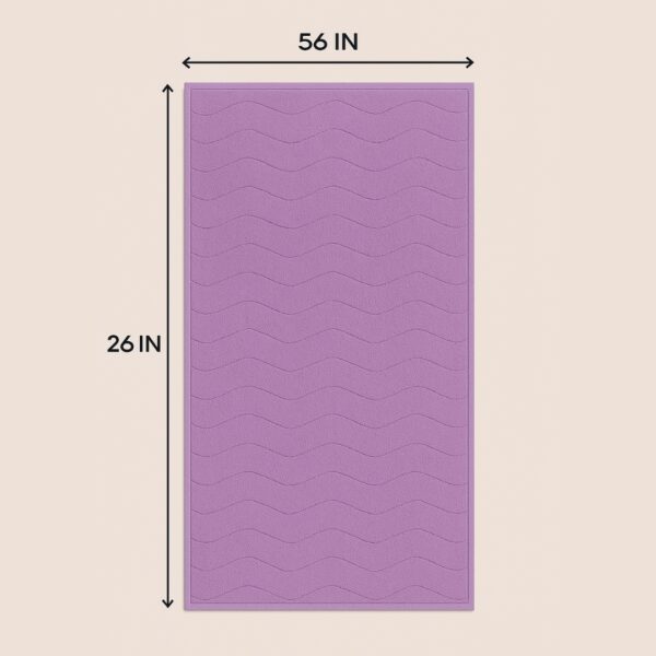 Purple Soft Towels| Fancy Microfiber Towels | Fade-Resistant & Long-Lasting | Tranquilt - Image 5