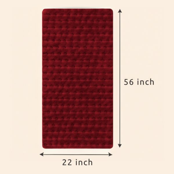 Red Bed Runners | Soft & Anti Slip Runners| Tranquilt - Image 4