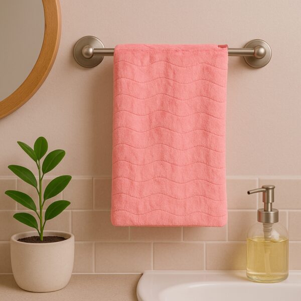 Red Soft Towels| Fancy Microfiber Towels | Fade-Resistant & Long-Lasting | Tranquilt