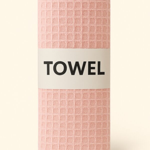 Pink Bamboo Towel | 3X Faster Absorption & Quick-Drying | High-Quality Bamboo Fiber | Tranquilt - Image 2