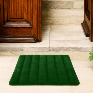 Green Floor Mats for Home |Water-Absorbent & Quick-Drying | Durable & Fade-Resistant |Anti-Skid |High-quality Microfiber |Tranquilt