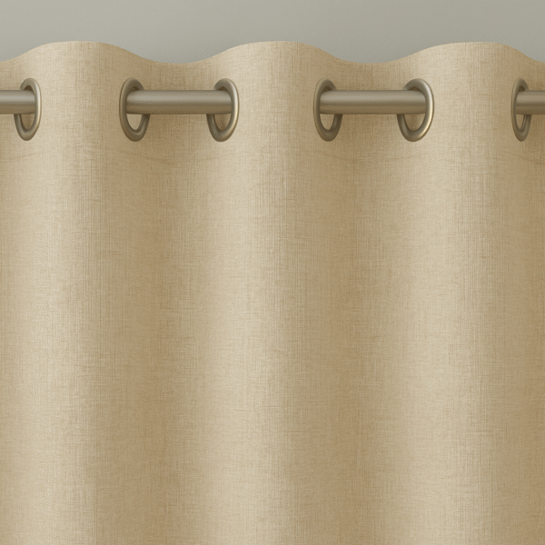 Cream Tranquilt Abstract textured curtains | Door curtains 7 feet and window curtains set of 2 | Tranquilt - Image 4