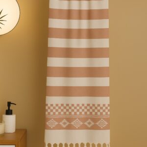 Light Salmon Bamboo Towels| Elegant geometric weave| Soft and Breathable Bamboo Towels| Tranquilt